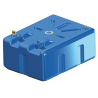 Cross-linked polyethylene gasoline fuel tank