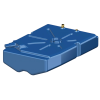 100-liter cross-linked polyethylene gasoline fuel tank - N°1 - comptoirnautique.com