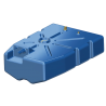 116-liter cross-linked polyethylene gasoline fuel tank