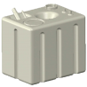 Cross-linked polyethylene fuel tank