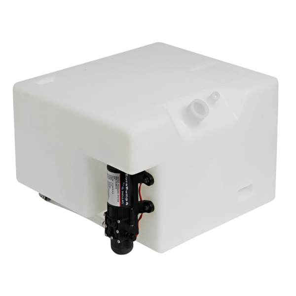 Kit réservoir rigide eau douce 49 L + pompe 12V OSC-52.194.22 Osculati - N°3 - comptoirnautique.com
