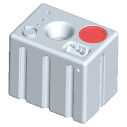 Réservoir horizontal rigide modulaire eau douce - 172 L OSC-52.194.80 Osculati
