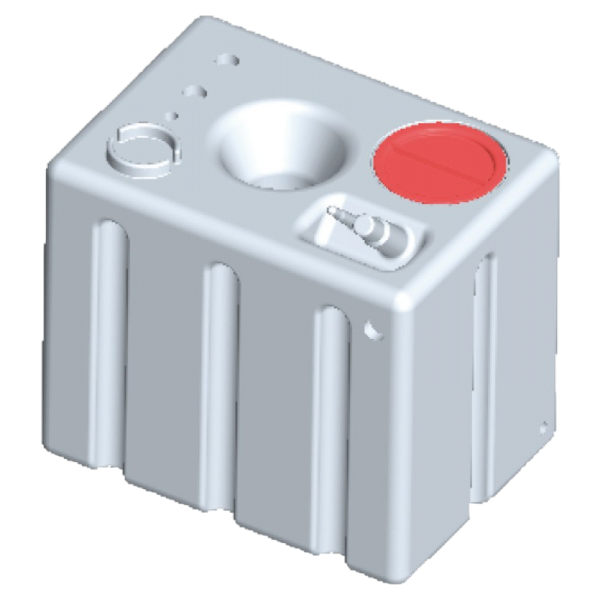 Réservoir horizontal rigide modulaire eau douce - 172 L OSC-52.194.80 Osculati - N°2 - comptoirnautique.com