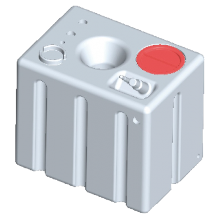 Réservoir horizontal rigide modulaire eau douce - 172 L OSC-52.194.80 Osculati