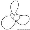 Saturn 11"1/8x13 stainless steel propeller - N°1 - comptoirnautique.com