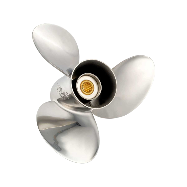 Stainless steel 3-blade propeller 13 7/8 x 17 - N°1 - comptoirnautique.com