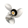 3-Blatt-Edelstahlpropeller 13 7/8 x 17