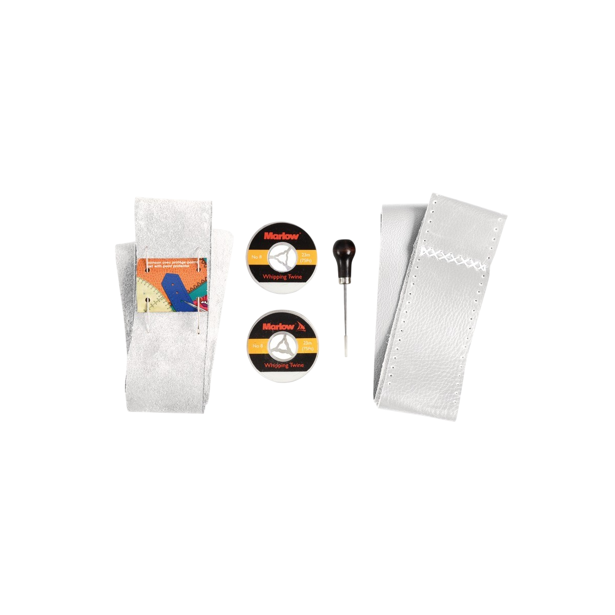 Kit p.revêtir timons de cuir blanc OSC-65.527.02 Osculati