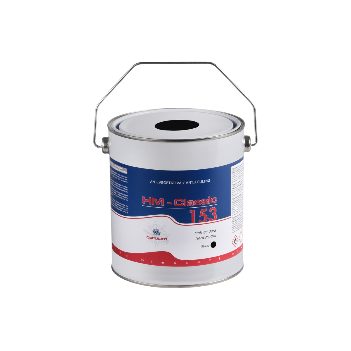 Antifouling à matrice dure HM Classic 153 noir 2,5 lOSC-65.611.23 Osculati