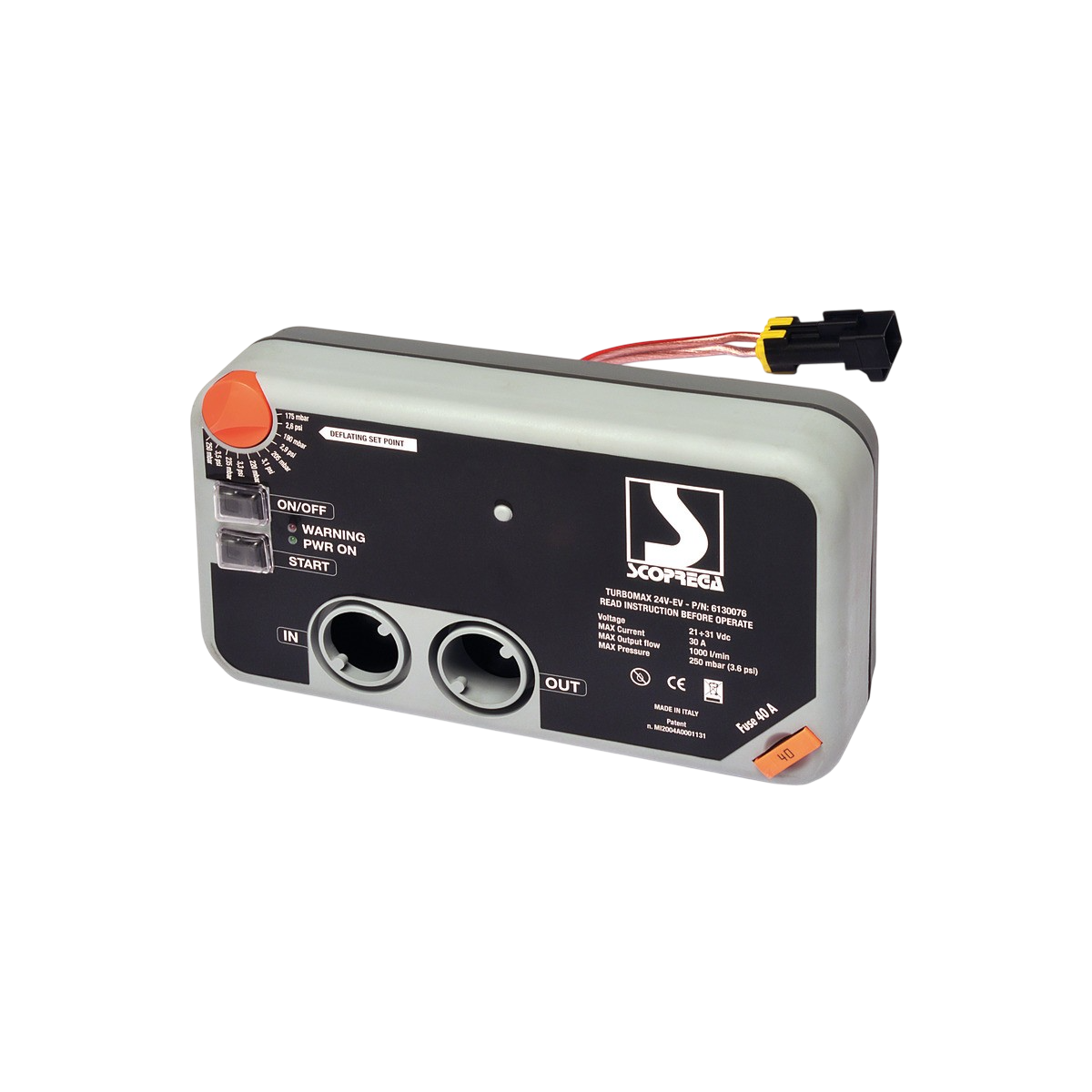 Gonfleur BRAVO Turbo Max Kit 12 V OSC-66.447.01 Scorpega