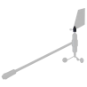 Universal weathervane cone
