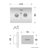 Tableau commande SFT pour WC électriques TECMA