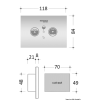 Tableau commande SFT pour WC électriques TECMA OSC-50.226.51 Tecma - N°1 - comptoirnautique.com