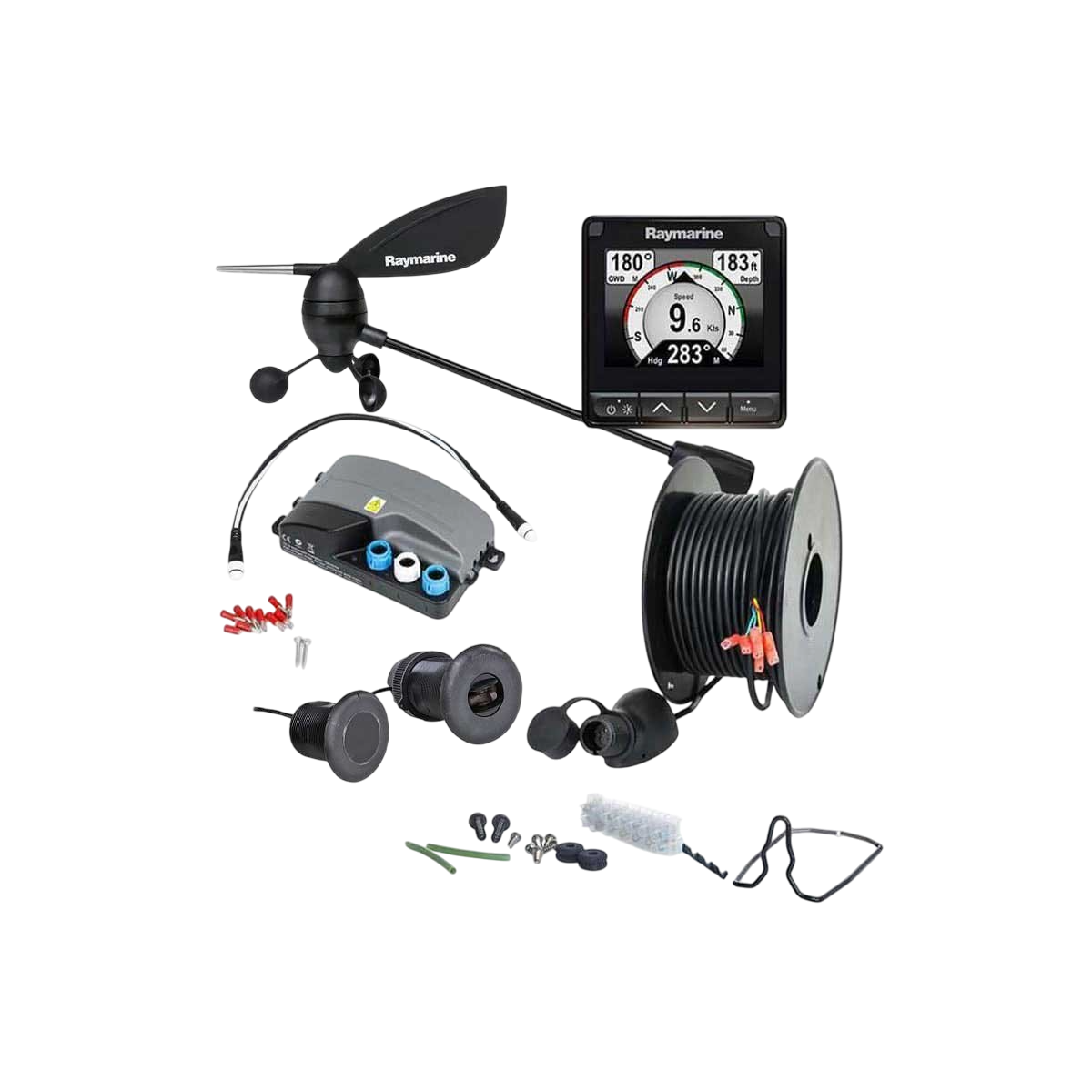 Pack Instrument i70s: Girouette Anémo + 1 sonde Loch + 1 sonde Sondeur T70586 Raymarine