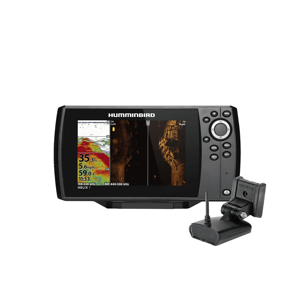 Helix 7 G4 CHIRP SI + sonde tableau arrière - Reconditionné garantit 2ans H7G4-CSITA-R Humminbird