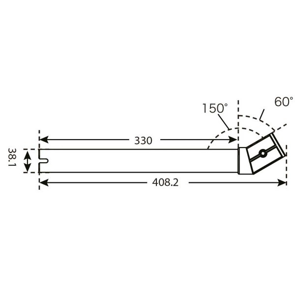 Réhausse métal Plug&Go pour porte canne encastré dimensions - N°4 - comptoirnautique.com