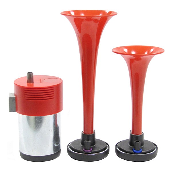 Kit 2 electropneumatic M4/TA SPORT 12 V horns + compressor - N°1 - comptoirnautique.com