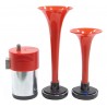Kit 2 trompes électropneumatique M4/TA SPORT 12 V + compresseur