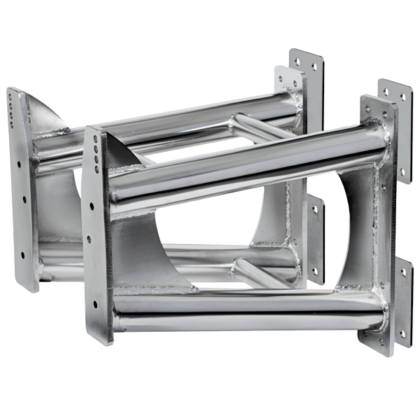 Supporto motore in acciaio inox per motori da 140 a 300 CV - N°1 - comptoirnautique.com