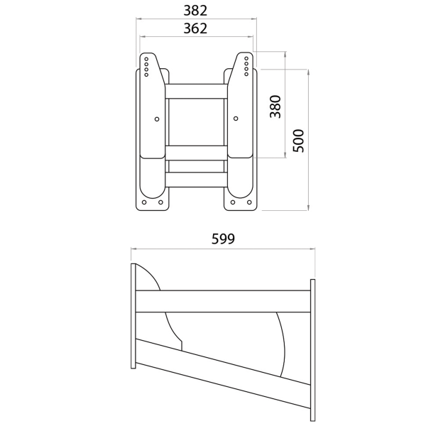 Supporto motore in acciaio inox per motori da 140 a 300 CV - N°3 - comptoirnautique.com