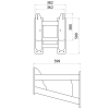 Supporto motore in acciaio inox per motori da 140 a 300 CV - N°3 - comptoirnautique.com