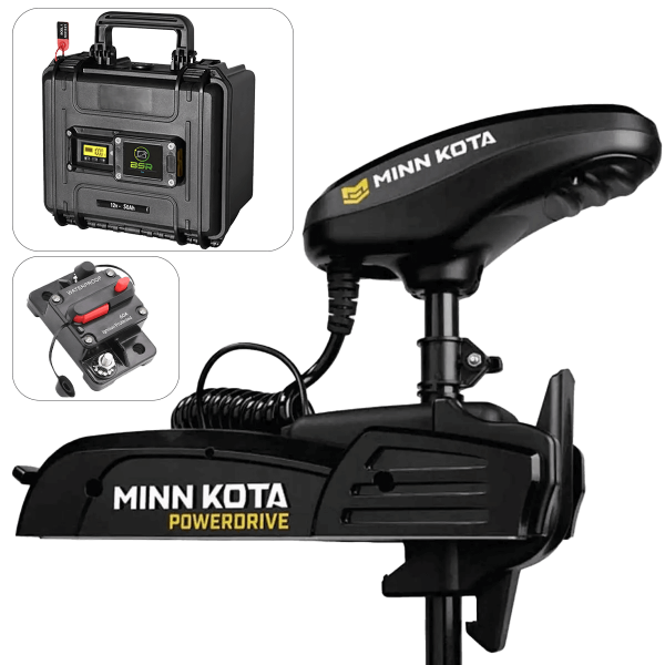 Pack moteur avant POWERDRIVE 45 Lbs + Valise BSR Eco 12V - N°1 - comptoirnautique.com
