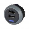 Chargeur USB-A PV PRO double sortie 2x1.5A