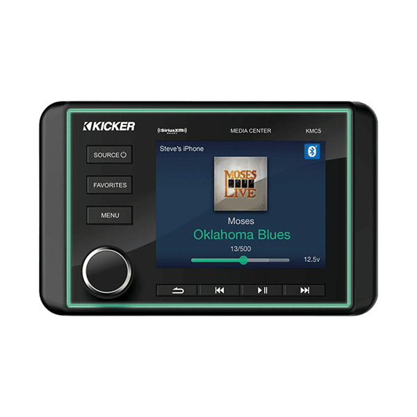 Sorgente audio multimediale KMC5 - 6 canali - AM/FM/Bluetooth/USB - Video-In - NMEA2000 - N°1 - comptoirnautique.com