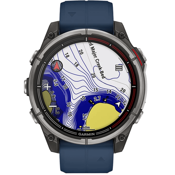 Montre connectée Garmin Quatix 8 47 mm cartographie marine - N°9 - comptoirnautique.com