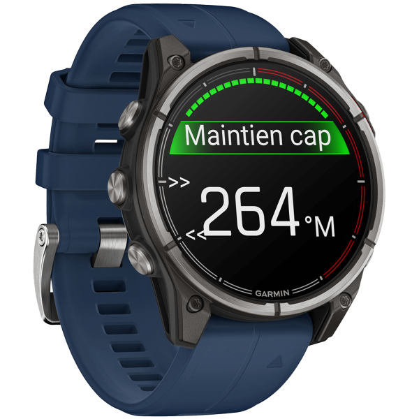Montre connectée Garmin Quatix 8 47 mm maintien de cap - N°6 - comptoirnautique.com