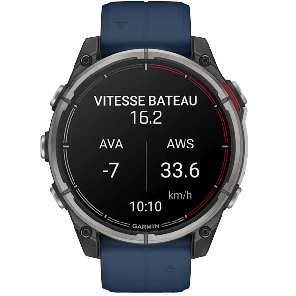 Montre connectée Garmin Quatix 8 47 mm données du bateau - N°10 - comptoirnautique.com