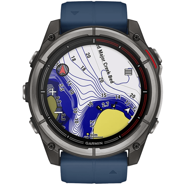 Montre connectée Garmin Quatix 8 51 mm cartographie marine - N°23 - comptoirnautique.com