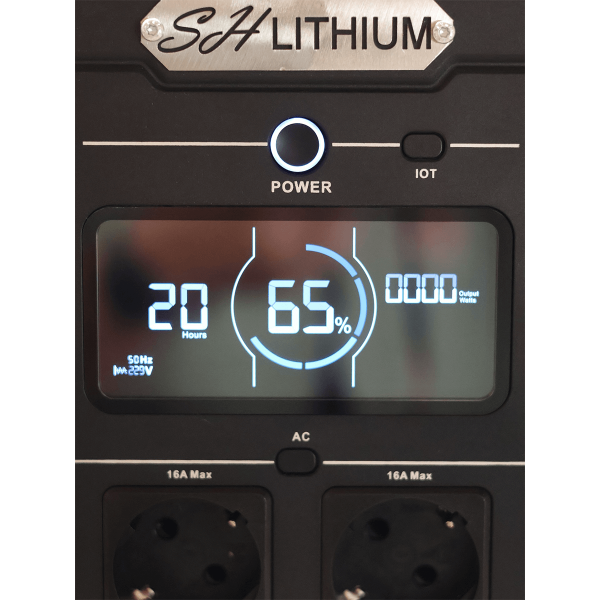 Estação de carregamento de lítio portátil - 2000W - N°3 - comptoirnautique.com
