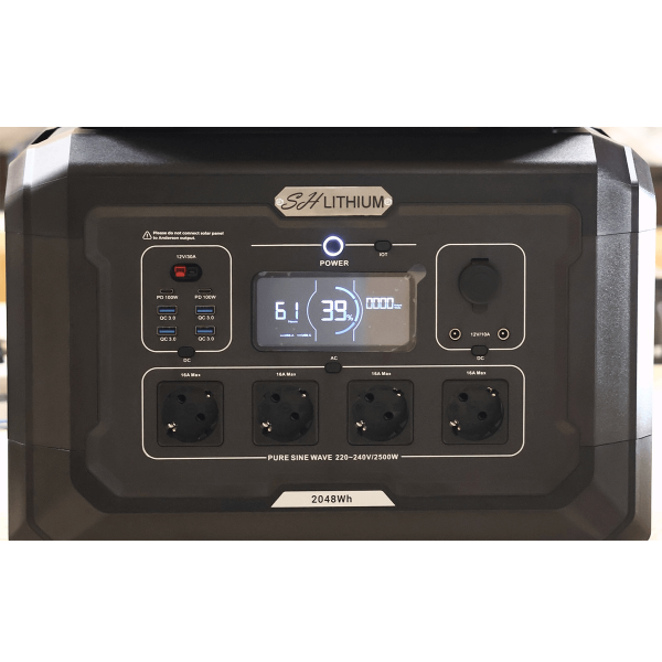 Stazione di ricarica portatile al litio - 2500W - N°2 - comptoirnautique.com