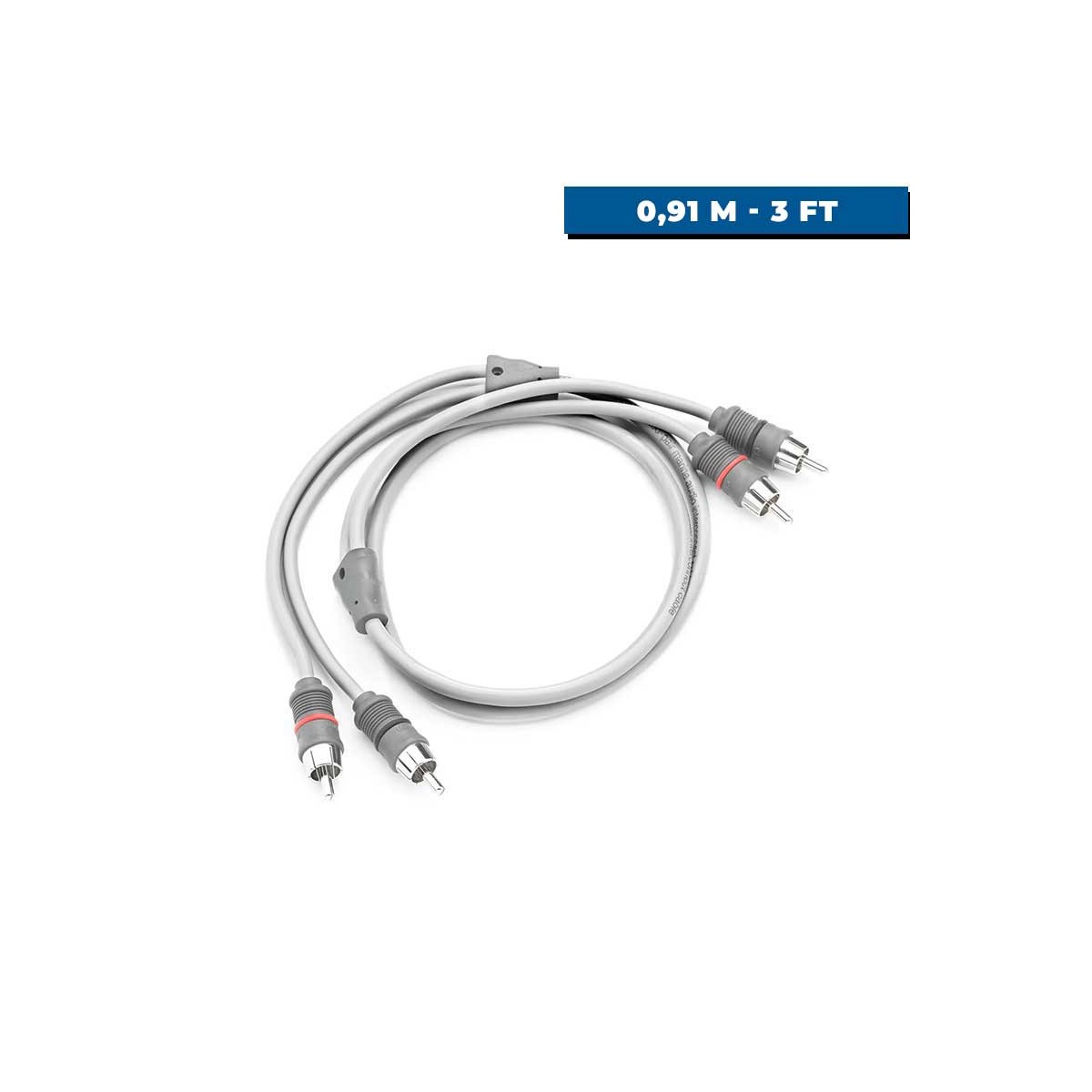 Câble RCA 2 entrées 0.91m