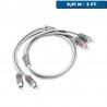 Cable RCA - 2 entradas - 90 cm