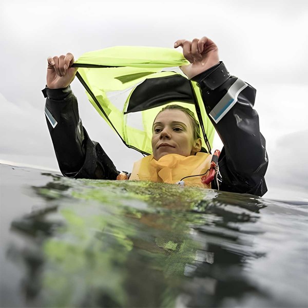 Giubbotto di salvataggio Ergofit 190N con imbracatura, FlashLight e cappuccio - N°7 - comptoirnautique.com