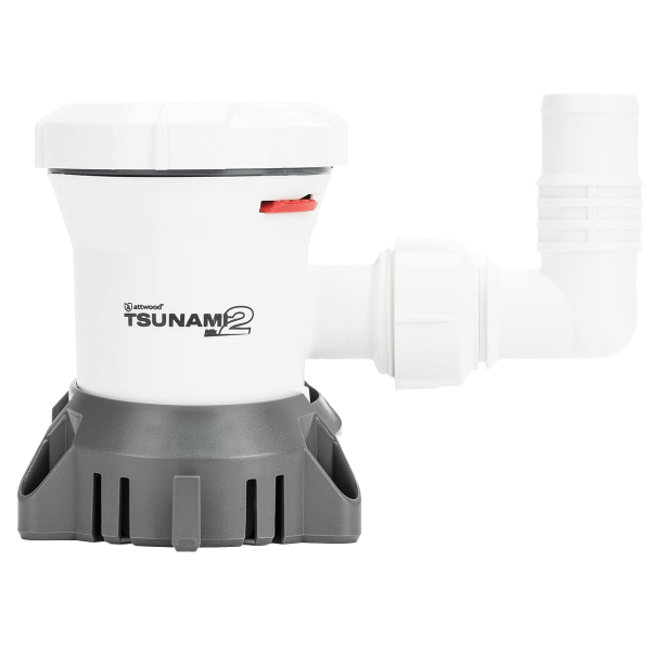 Pompe de cale Tsunami T1200 - 12V - 75 L/min - N°2 - comptoirnautique.com