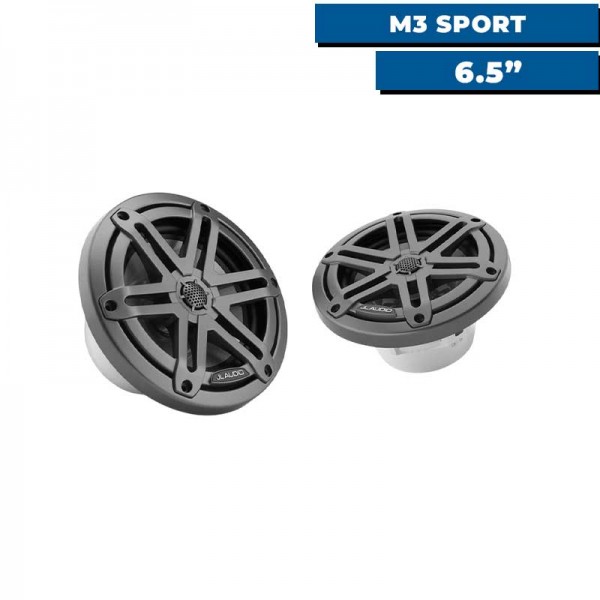 Haut-parleurs M3 - 6.5" Sport Gris - N°17 - comptoirnautique.com