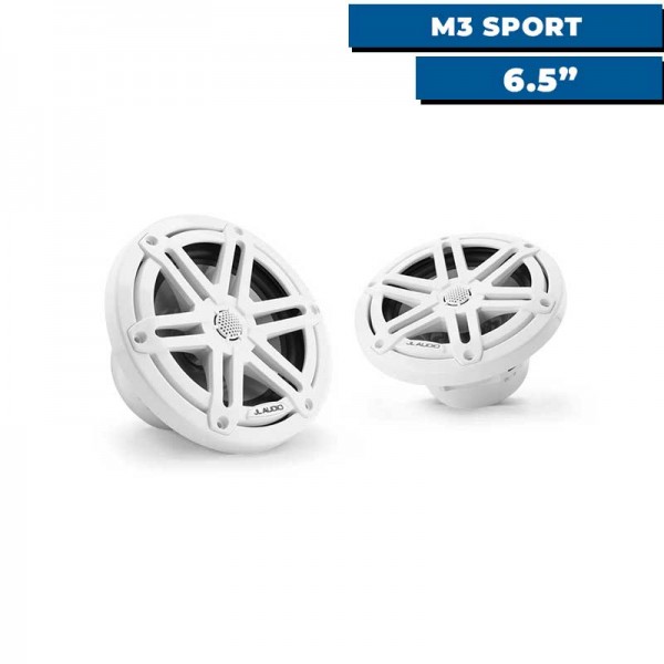 Haut-parleurs M3 - 6.5" Sport Blanc - N°9 - comptoirnautique.com