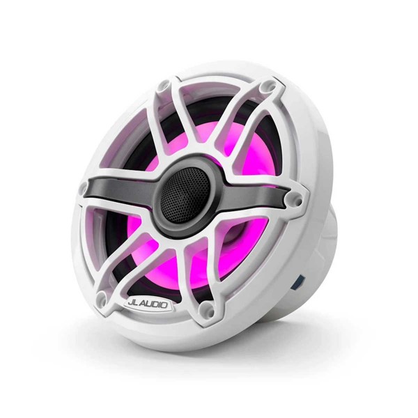 Haut-parleurs marine M6 Sport blanc avec LED - N°15 - comptoirnautique.com