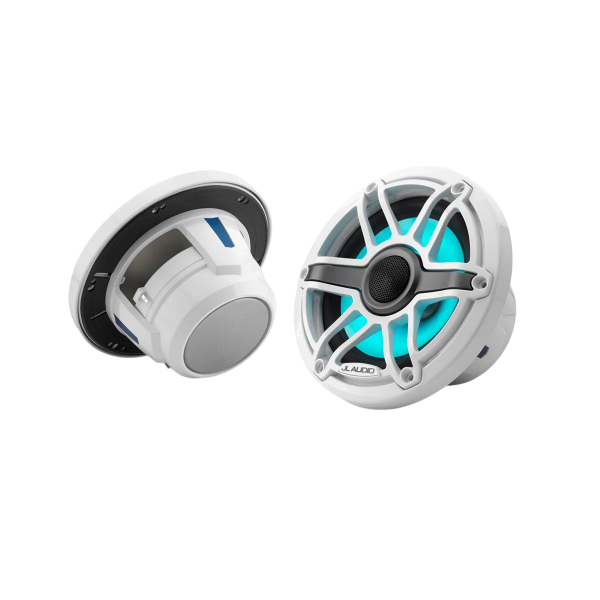 Haut-parleurs marine M6 Sport blanc avec LED - N°13 - comptoirnautique.com