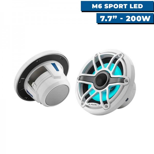 Altifalantes marítimos M6 JL Audio com LED - 6,5 - N°11 - comptoirnautique.com
