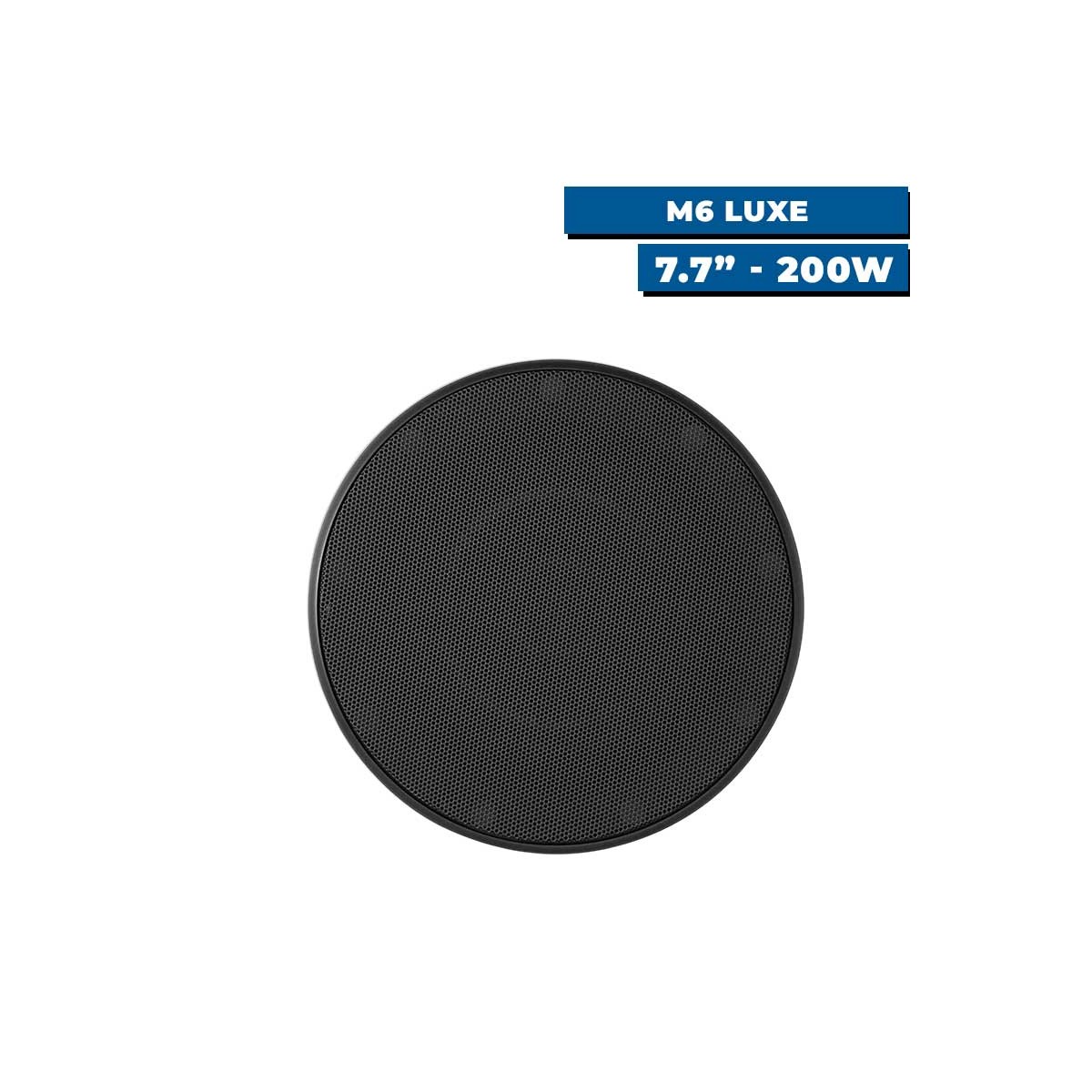 Haut-parleurs marine M6 Luxe noir 7.7 pouces