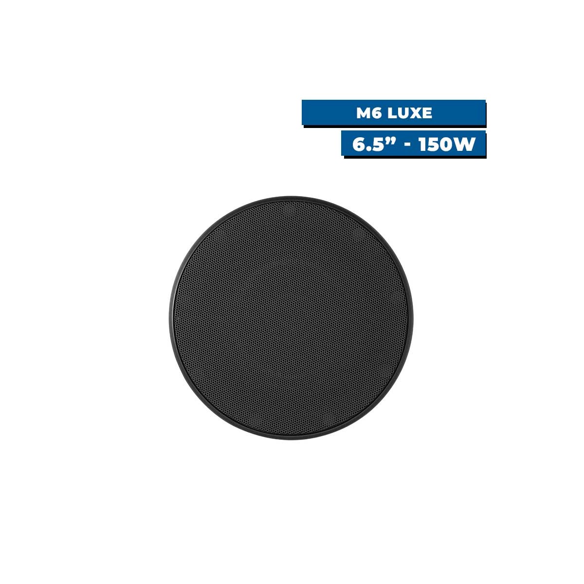 Haut-parleurs marine M6 Luxe noir 6.5 pouces
