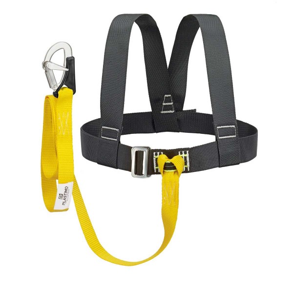 Harnais de sécurité, simple réglage avec longe 1 mousqueton - N°1 - comptoirnautique.com
