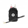 Positive electric bistable battery switch, single pole 24V