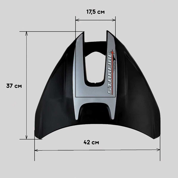STINGRAY Hydrofoil Starfire black - N°4 - comptoirnautique.com