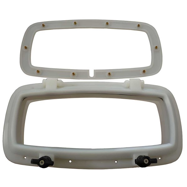 Ventana rectangular de nailon 320 x 120 mm - N°1 - comptoirnautique.com