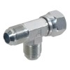 Reverse swivel T-fitting Jic M9/16 steel - N°1 - comptoirnautique.com